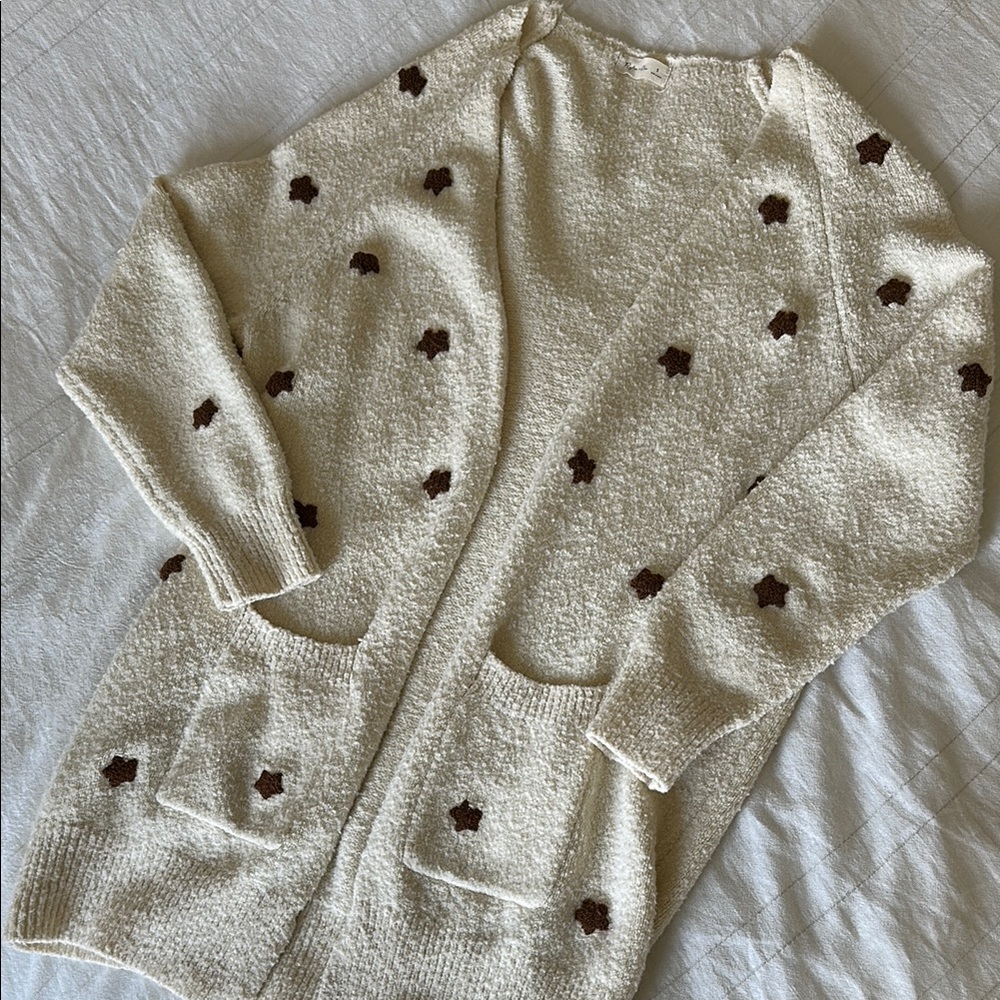 Rylee + Cru Mama Boucle Cardigan